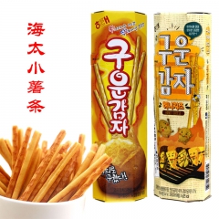 0韩国进口零食品批发膨化 海太碳烤小薯条非油炸烤土豆条27g...