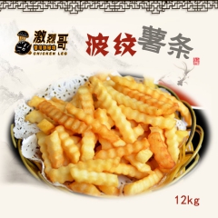 美国进口蓝威斯顿 24729 曲薯条 薯类制品 炸薯条 冷冻...