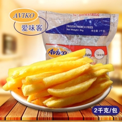 爱味客郁金香薯条 肯德基必胜 冷冻油炸钻石薯条批发2kg/包