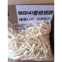 供应麦肯臻选1/4银牌薯条 细薯冷冻薯制品 2kg/包
