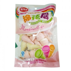 馨怡乐冰激凌形状棉花糖70g儿童软糖果节日送礼超市批发采购包...