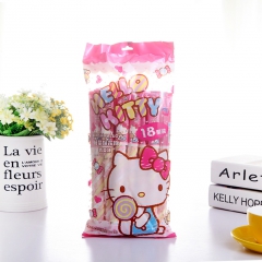 香港亿智hello kitty扭条棉花糖香草味儿童零食牛轧糖...