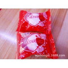 雪丽糍love棉花糖 结婚喜糖批发糖果 整箱4KG