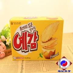 韩国零食 一箱12盒 好丽友奶酪 原味薯片 184g