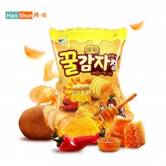 韩国进口食品批发 九日牌辣味蜂蜜薯片 膨化食品休闲零食 60...