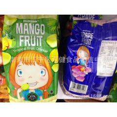 美食食品 咪咪咕热带水果薯片 80g/40g 芒果味 椰子味