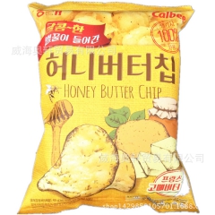 整箱包邮韩国进口海太蜂蜜黄油薯片60g土豪薯片 好吃到爆