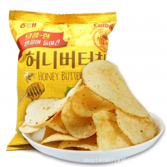 韩国进口蜂蜜黄油薯片60g*16包/箱美味薯片