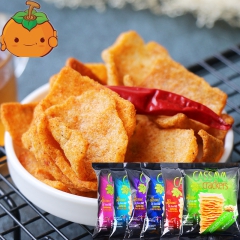 整箱包邮印尼原装进口啪啪通木薯脆片50g 进口薯片原味/火辣...