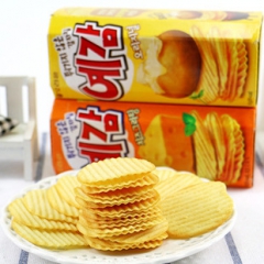 韩国食品批发 韩国饼干原味薯片 一箱30个 不散卖 量大优