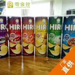 零食控 hiro薯片 马来西亚进口 六种口味休闲零食 160...