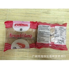 热销供应东南亚餐料进口薯片 菲那牌特级虾味木薯片400g