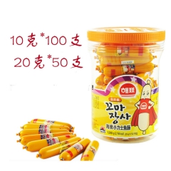 休闲零食品批发 韩国鱼肠海牌小力士鳕鱼肠10克 20克ddx...
