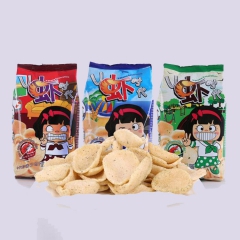 马来西亚进口休闲零食V虾时代披萨味清真膨化热卖食品批发70g