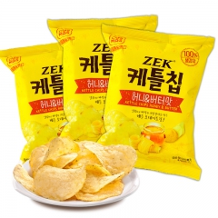 韩国进口  ZEK蜂蜜黄油马铃薯片 休闲零食 膨化食品 60...