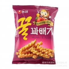 韩国进口零食批发 农心香甜蜂蜜麻花条 膨化食品 办公室小吃点...