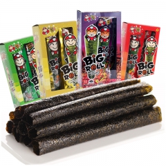 新货 泰国进口零食小老板烤海苔3.6g*9支即食紫菜爆款休闲...