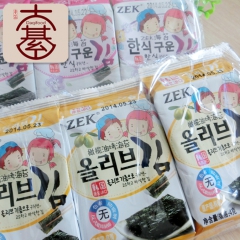 热销爆款ZEK 海苔15g厂家直销24包/箱休闲食品零食批发...