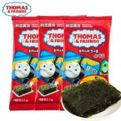韩国进口海苔批发 小火车葡萄籽油迷你海苔  海苔即食