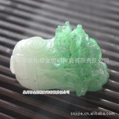 厂家直销 变色茶宠 招财貔貅 变色 茶摆件 金蟾 玉佛 白菜
