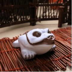 顺天扬 正品茶具 哥窑 汝窑 紫砂 茶宠  金蟾 茶具套装 ...