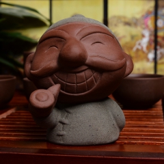 厂家直销 紫砂茶宠摆件 招财貔貅 正品宜兴金蟾 特价茶具 包...
