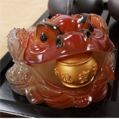 特价茶宠摆件 精品变色茶宠 金蟾 青蛙 三条腿 茶具配件 茶...