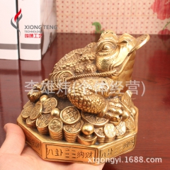 风水铜器摆件——八卦 铜金蟾