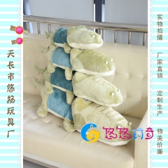生产直销 毛绒玩具 爱心鳄鱼 仿真鳄鱼 鳄鱼公仔 鳄鱼品质保...