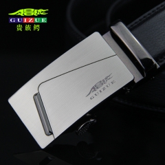 皮带 真皮自动扣皮带 男士牛皮腰带 高档激光货架商场 贵族鳄...