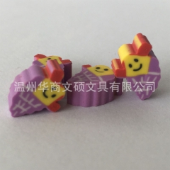 TPR环保迷你海螺田螺 多色挤出橡皮擦  厂家直销 可按要求...