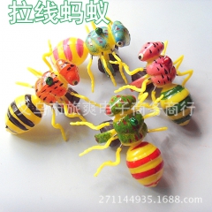 拉线玩具批发拉线蚂蚁 创意拉线小玩具地摊畅销拉线乌龟老鼠0....
