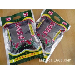 供应长白山特产 野生黑蚂蚁 蚂蚁  泡酒250克一包装 批发