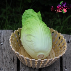 厂家直销 仿真白菜 PU大白菜 假蔬菜批发 模型道具 外贸装...
