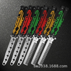 现货供应 美国蝴蝶练习甩刀 冷钢 动漫 蝎子 工厂直销