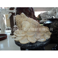 专业生产 风水镇宅石雕蟾蜍 青石石雕招财蟾蜍 精美工艺摆饰