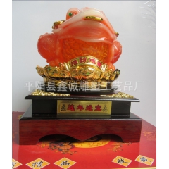 2013新款树脂风水摆件  玉金蟾 招财金蟾 三脚蟾蜍 连年...
