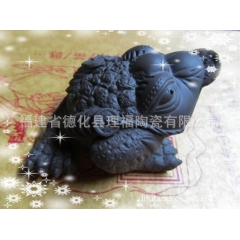 紫砂茶宠 蟾蜍茶宠 紫砂蟾蜍 招财金蟾茶宠供应