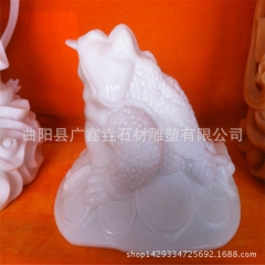 厂家批发 汉白玉金蟾  蟾蜍 河马艺名   量大从优