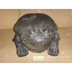 树脂工艺品 园林景区摆件 做旧 大号 大蟾蜍 库存尾货