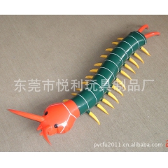 吹氣蜈蚣，充氣蜈蚣，蜈蚣；pvc蜈蚣； PVC充氣蜈蚣玩具