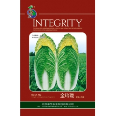 金玲珑娃娃菜是韩国进口的大娃娃菜，株型H型上下一样粗，鱼嘴型