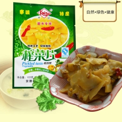 批发开达蔬菜榨菜片103克 安全散装即食脆嫩酱腌娃娃菜