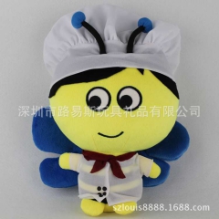 定制蜜蜂吉祥物礼品 各种造型小蜜蜂 厨师造型蜜蜂 儿童玩具蜜...