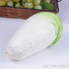 工厂直销批发订做假水果 PU高仿真蔬菜模型 仿真小白菜 娃娃...