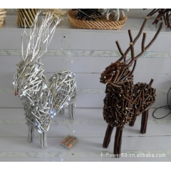 厂价批发供应；圣诞工艺品，鹿，LED灯装饰品鹿,圣诞梅花鹿。