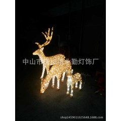 厂家定制led动物造型灯户外防水景观节日装饰亮化3d滴胶梅花...