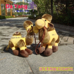 厂家定做 玩具骆驼 毛绒骆驼 填充毛绒沙漠之舟骆驼亲子玩具