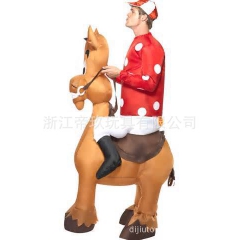 帝玖公司厂家供应 聚会搞怪好玩充气服充气驴充气小马充气骆驼