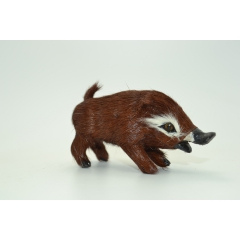 新奇特产品可爱仿真小野猪 皮毛手工艺品 长8cmcm高4.5...